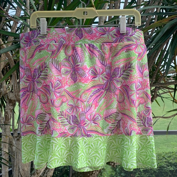 Stella Parker Dresses & Skirts - Floral Pink and Green new golf skort